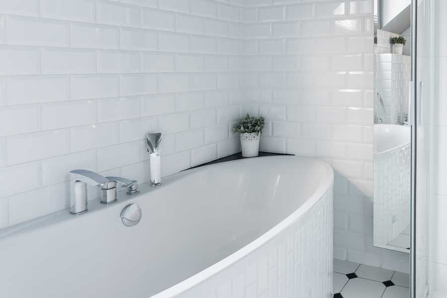 white Bathroom Colour Scheme