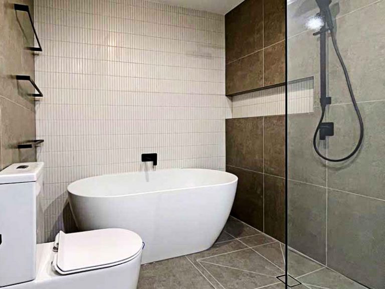 Bathroom renovation process