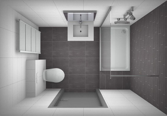 Apartment bathroom Renovations plan