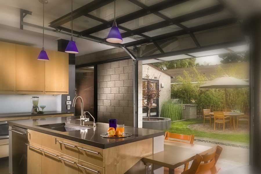 garage conversion ideas kitchen dining room