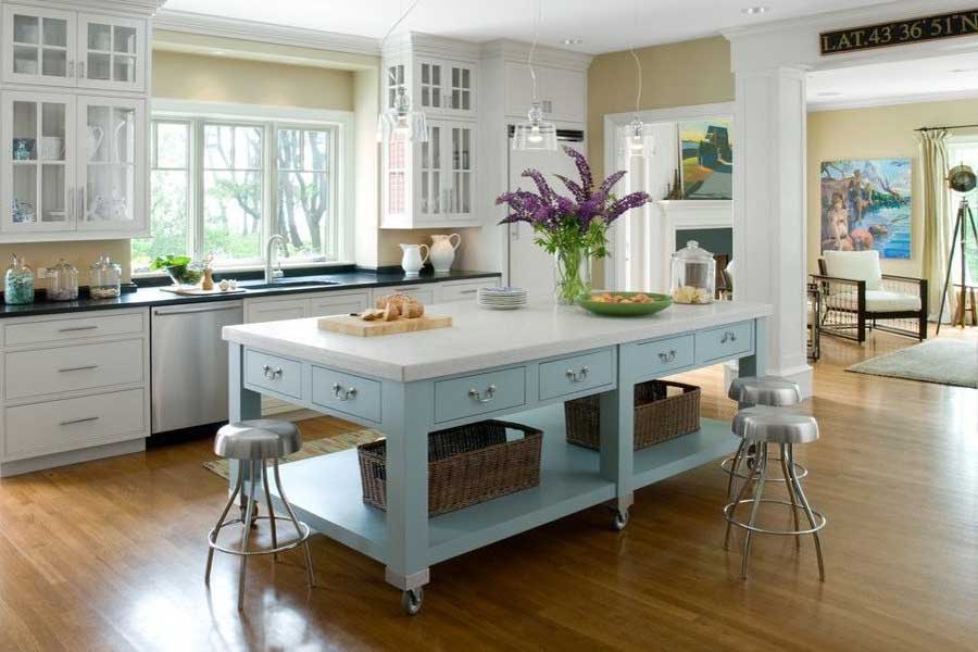 Kitchen Island on Wheels