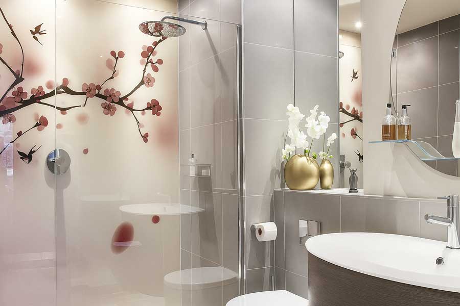 tile and glass combinations