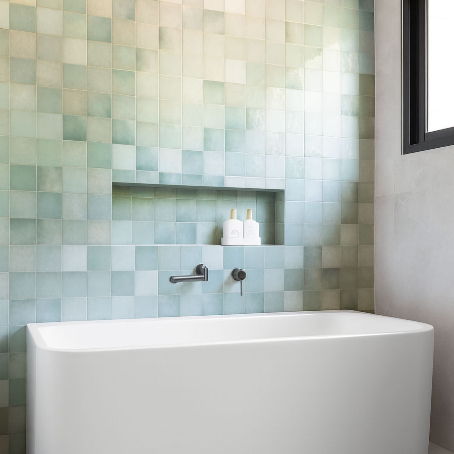 Compact Niche Above Bath Tube