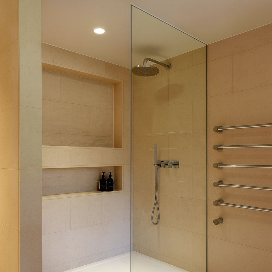 Long Niche Across Shower