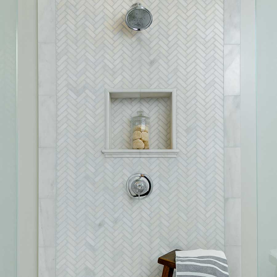Square Mosaic Tile Niche