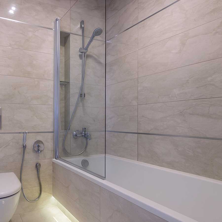 bathroom shower LED Strip niche