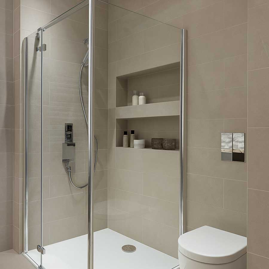 bathroom shower Two Levels Niche