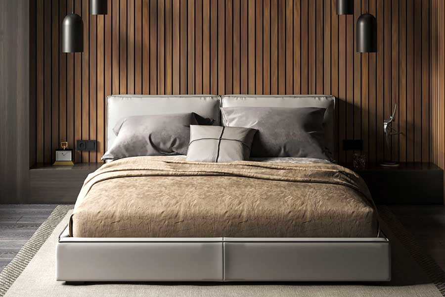 bedroom feature wall