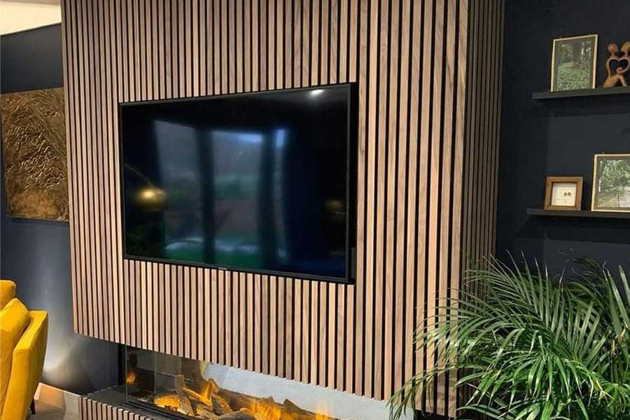 lounge feature wall