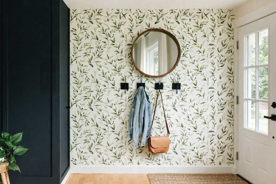 Foyer Wallpaper Feature Wall
