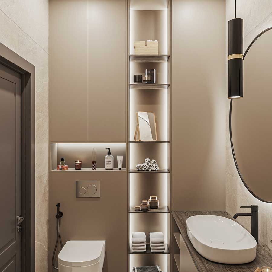 color schemes for a small bathroom