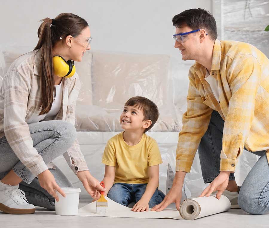 how to apply wallpaper to a wall