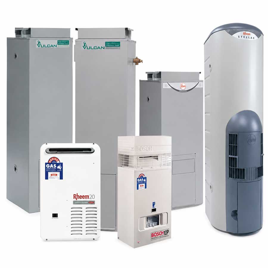Hot water unit replacement during bathroom renovation